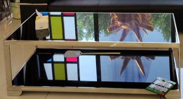 酒店大堂鈦金不銹鋼茶幾